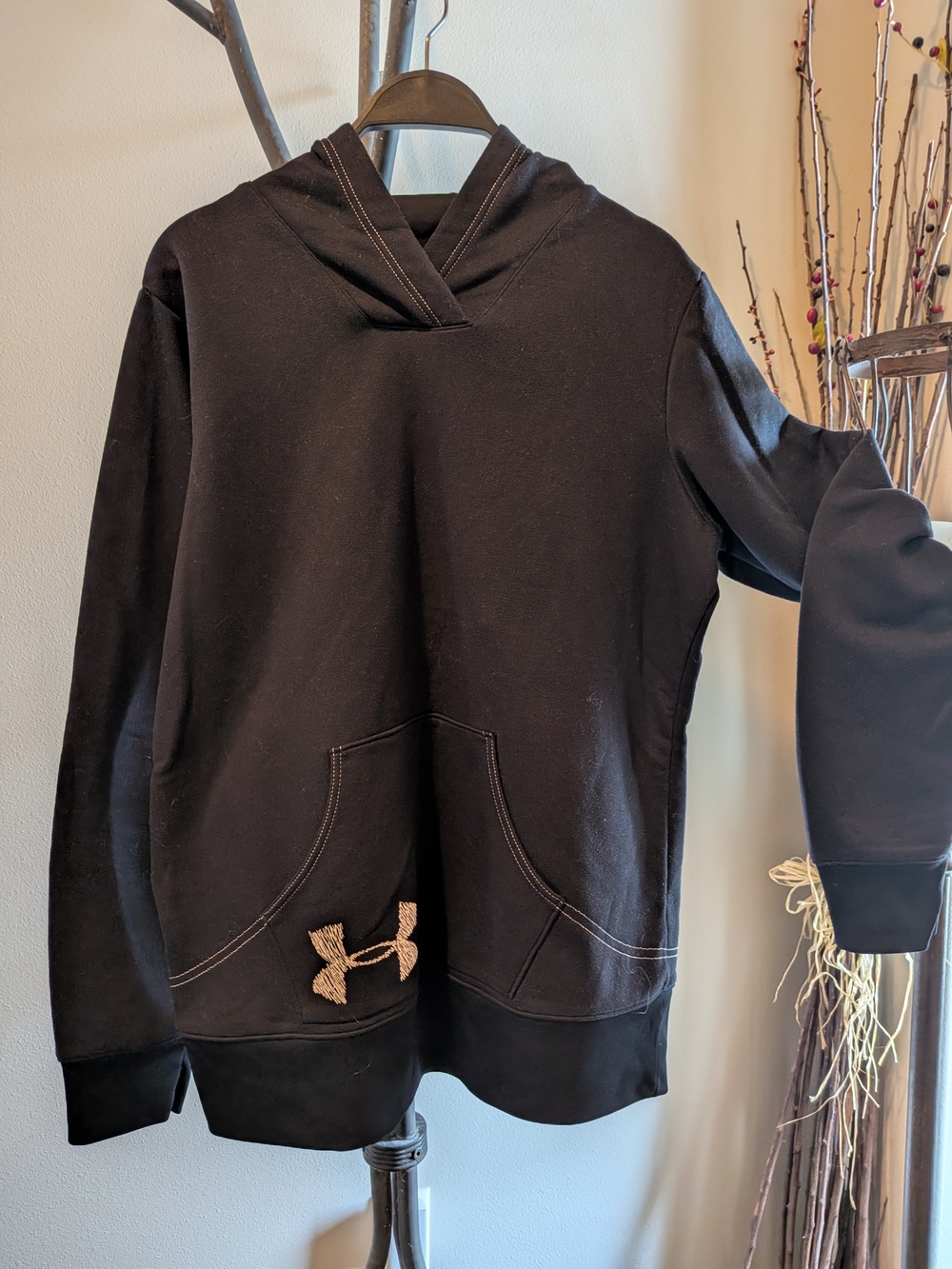 Under Armour Black Hoodie with Logo